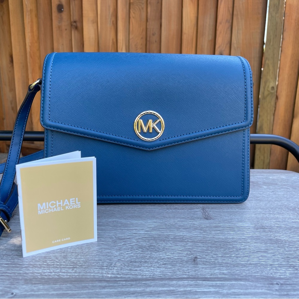 Michael Kors Blue with Crossbody strap